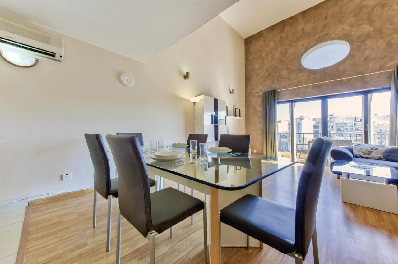 Spinola Court - Stunning Seaview Apartment & Penthouse On Spinola Bay By Shortletsmalta San Julián Exterior foto