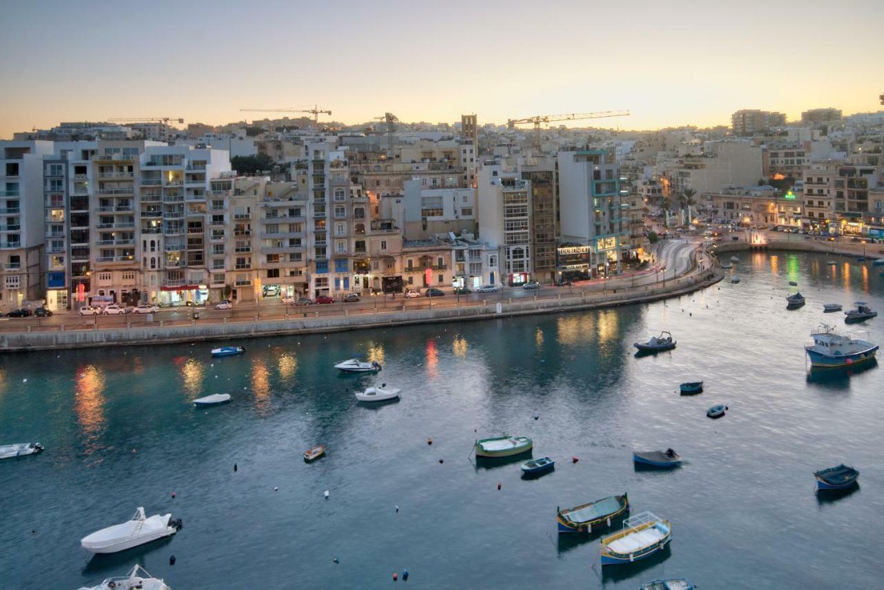 Spinola Court - Stunning Seaview Apartment & Penthouse On Spinola Bay By Shortletsmalta San Julián Exterior foto